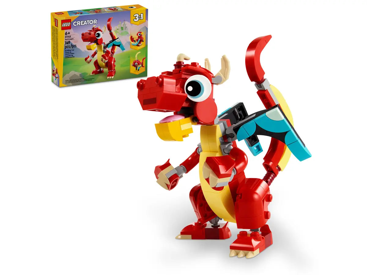 LEGO CREATOR 3in1 31145 Drago rosso