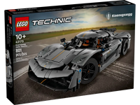 LEGO TECHNIC 42173 Hypercar Koenigsegg Jesko Absolut grigia