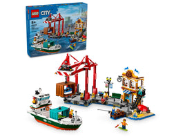 LEGO CITY 60422 Porto e nave merci