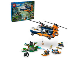LEGO CITY 60437 Elicottero dell’Esploratore della giungla