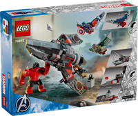 LEGO MARVEL 76292 Battaglia Captain America vs. Hulk Rosso