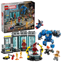 LEGO MARVEL 76315 Laboratorio di Iron Man: Sala delle Armature