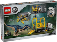 LEGO JURASSIC 76966 Missione dinosauro: camion di trasporto dell’allosauro