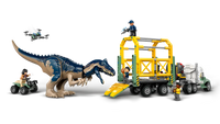 LEGO JURASSIC 76966 Missione dinosauro: camion di trasporto dell’allosauro