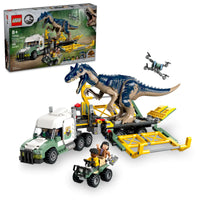 LEGO JURASSIC 76966 Missione dinosauro: camion di trasporto dell’allosauro