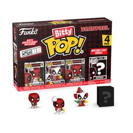 FUNKO POP DEADPOOL - Bitty Pop 4 Pack 2.5cm - BBQ Master