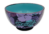 STITCH - Purple Flower - Ceramic Bowl in Gift Box - 600ml