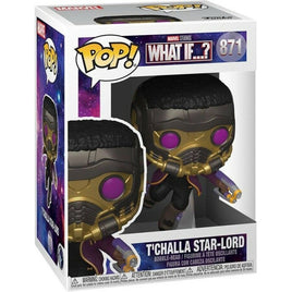 FUNKO POP 871 T'CHALLA STAR LORD - MARVEL: WHAT IF 10 CM VINYL FIGURE