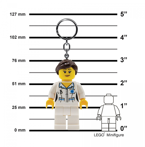 Portachiavi LEGO Led Medico uomo